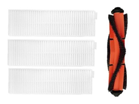 Xiaomi Vacuum Mop 2in1 Essential (MJSTG1) Robot Süpürge Uyumlu  4'lü Yedek Parça Seti